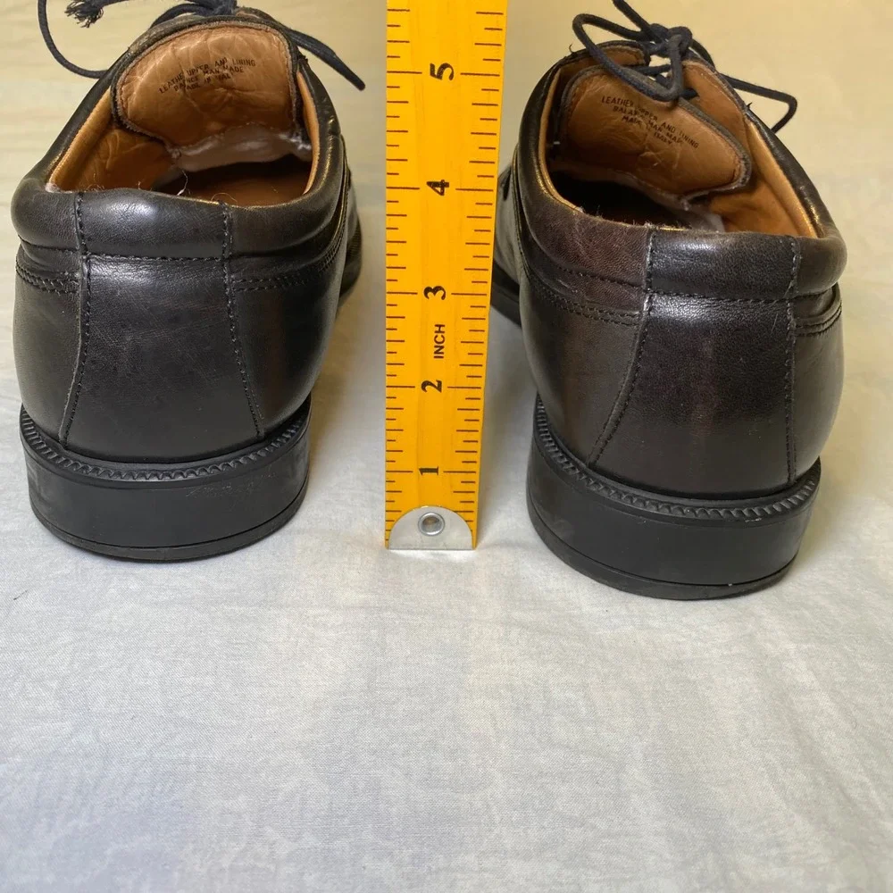 G.H.‎ Bass & Co. Mardi Cap Toe Oxford Dress Shoes Men's Size 12 M Black Italy